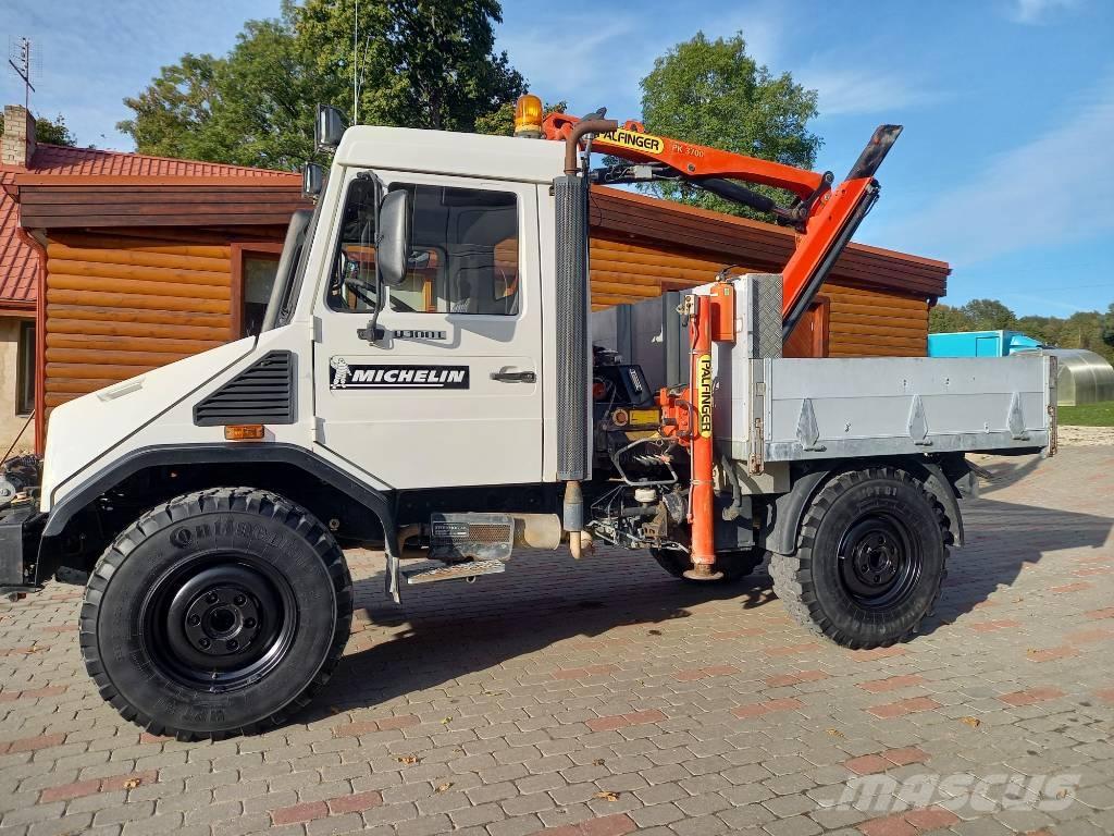 Unimog UNIMOG 4X4 クレーントラック、ユニック車