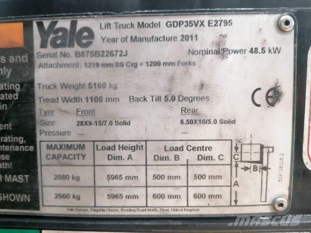 Yale GDP35VX ディーゼル・軽油