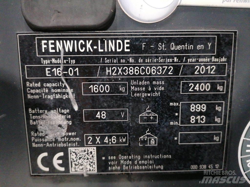 Linde E16 バッテリーフォークリフト