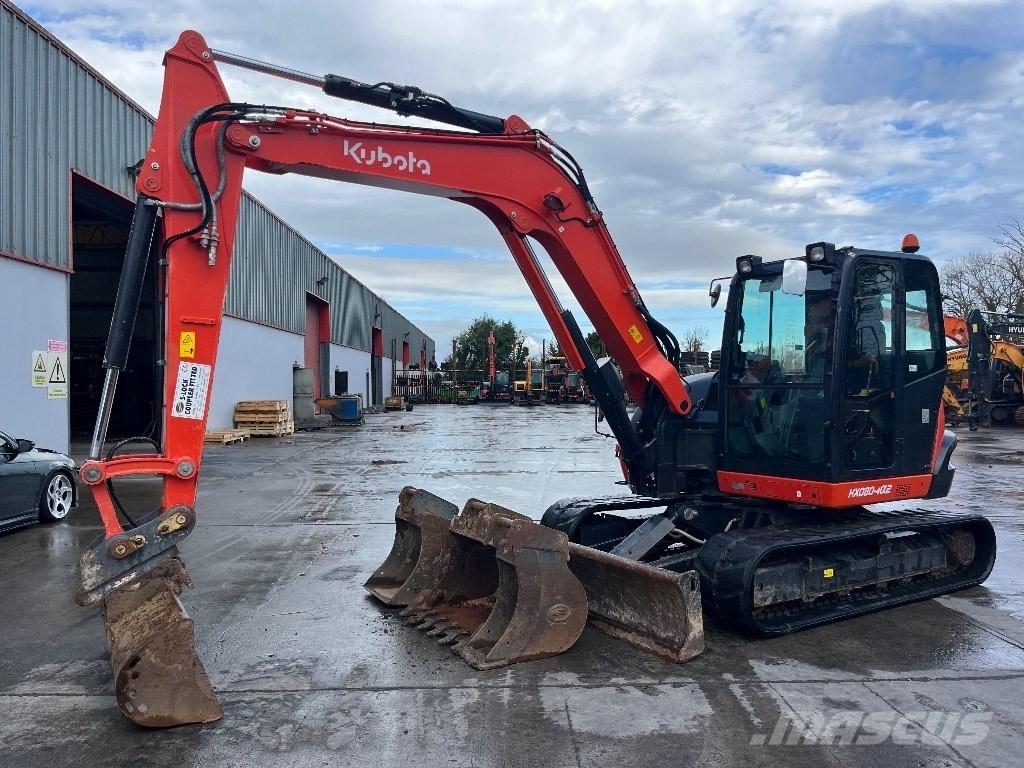 Kubota KX 080-4 中型油圧ショベル 7ｔ-12ｔ（ユンボ・パワーショベル・バックホー）