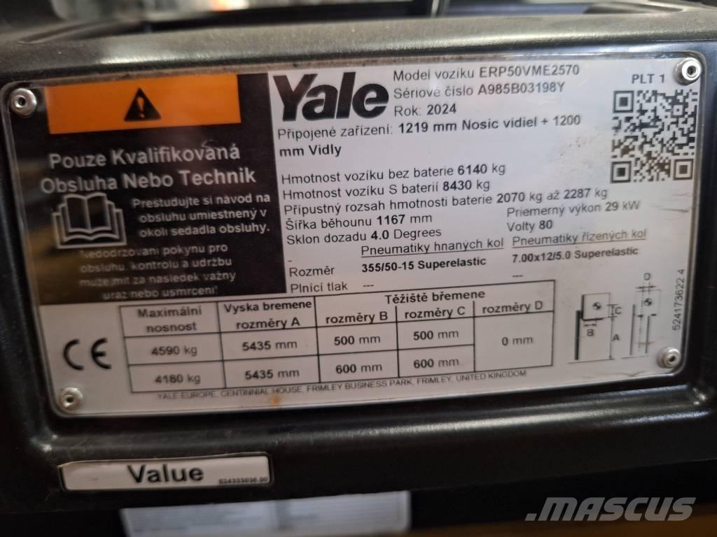 Yale ERP 50 VM バッテリーフォークリフト