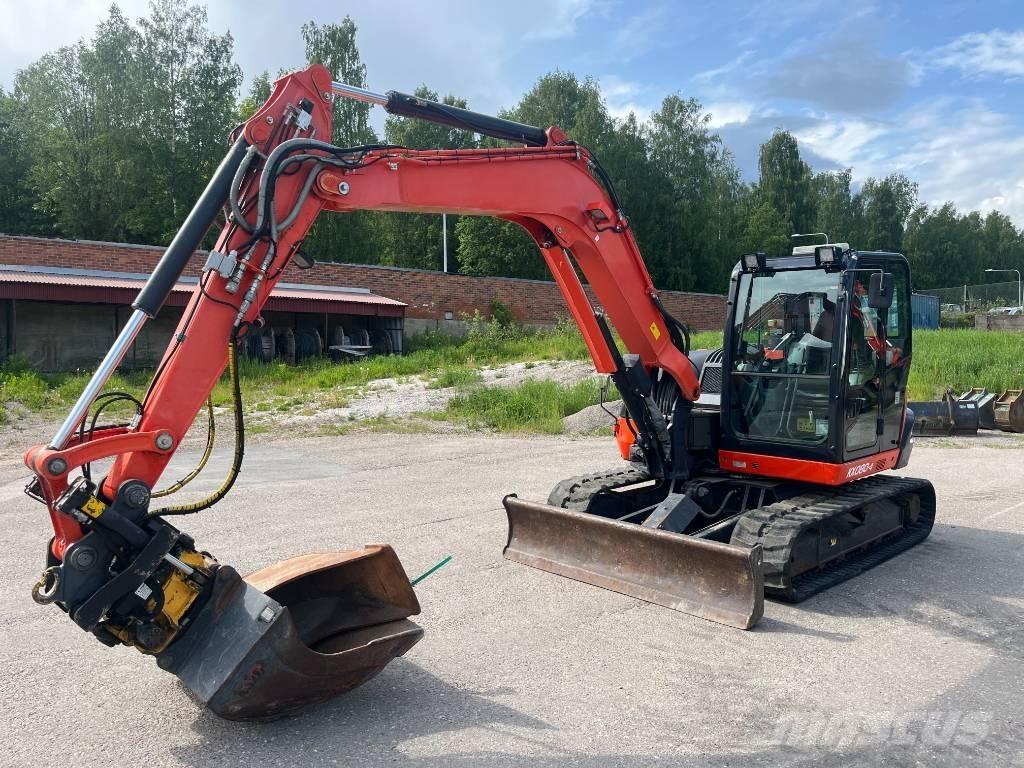 Kubota KX 080 中型油圧ショベル 7ｔ-12ｔ（ユンボ・パワーショベル・バックホー）
