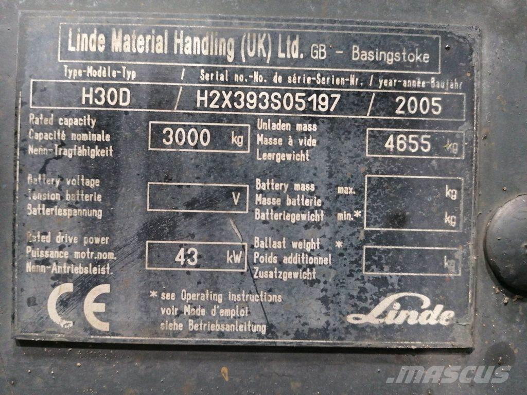 Linde H30D ディーゼル・軽油