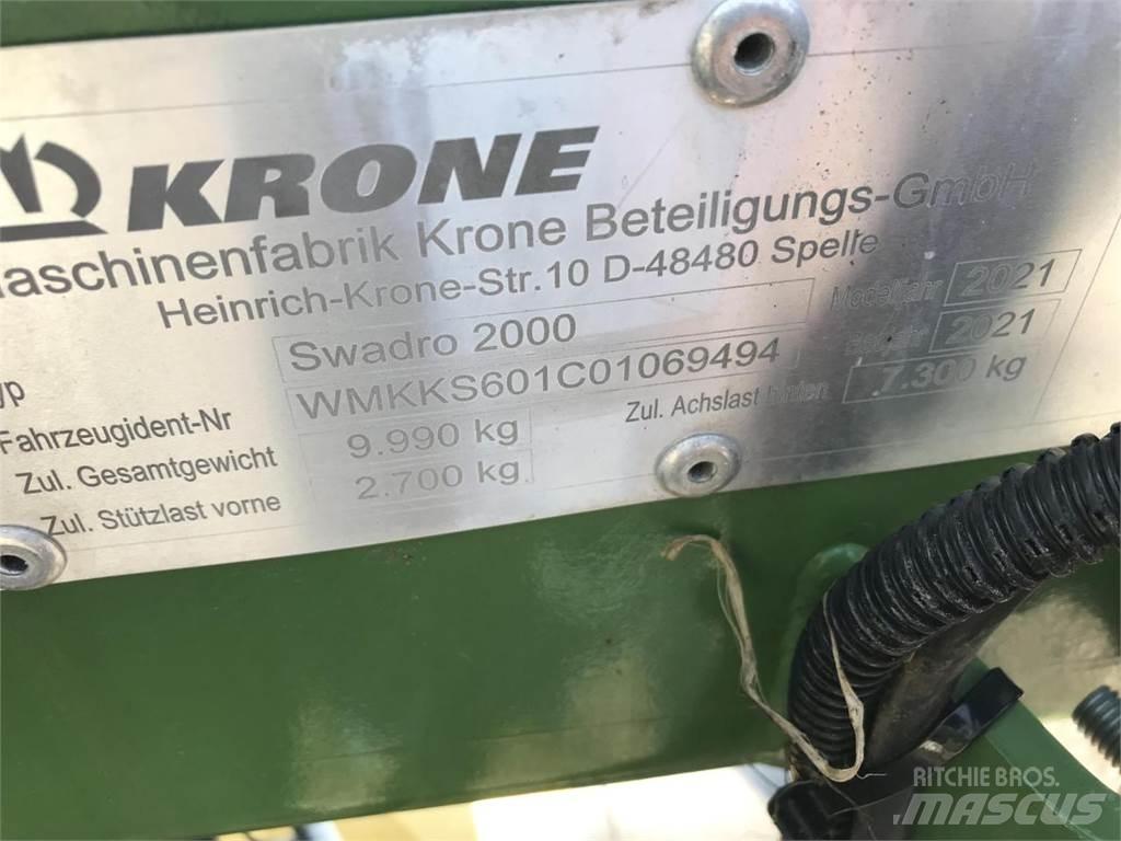 Krone Swadro 2000 ウィンドローア/レーキ