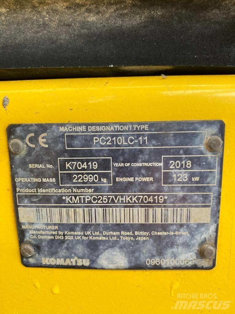 Komatsu PC 210 LC 大型油圧ショベル12t以上（パワーショベル・ユンボ）