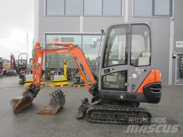 Hitachi ZX 18 ミニ油圧ショベル 7t以下（ミニユンボ・ミニディガー）