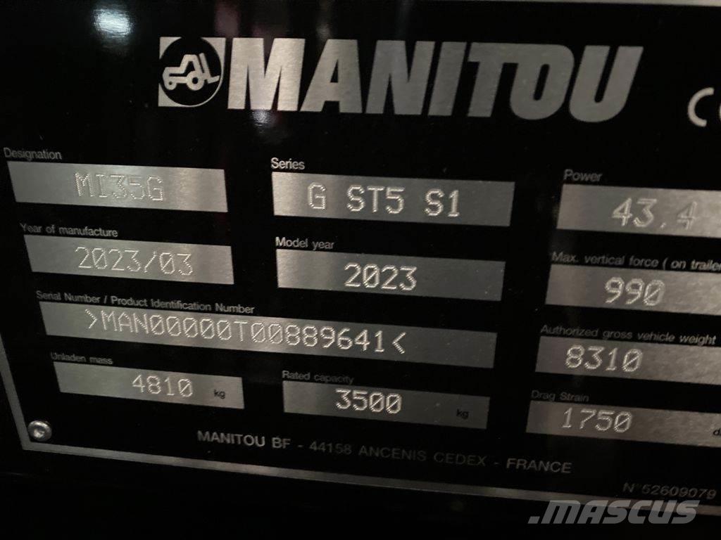Manitou MI35G LPGフォークリフト