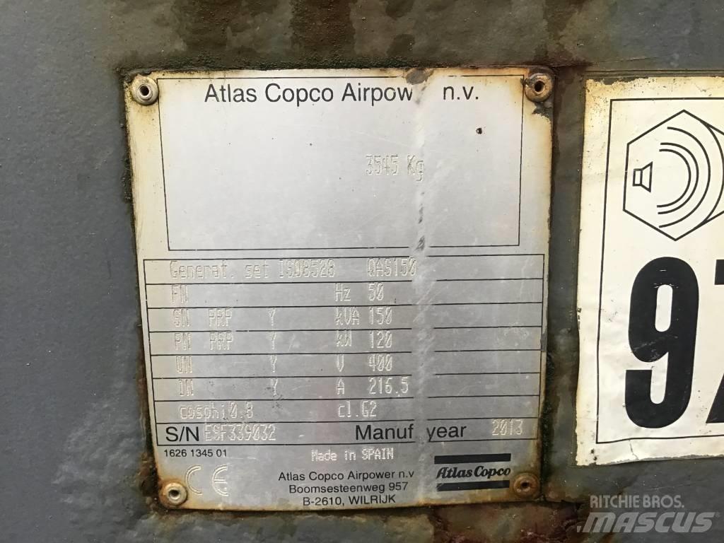 Atlas Copco QAS 150 ディーゼル発電機