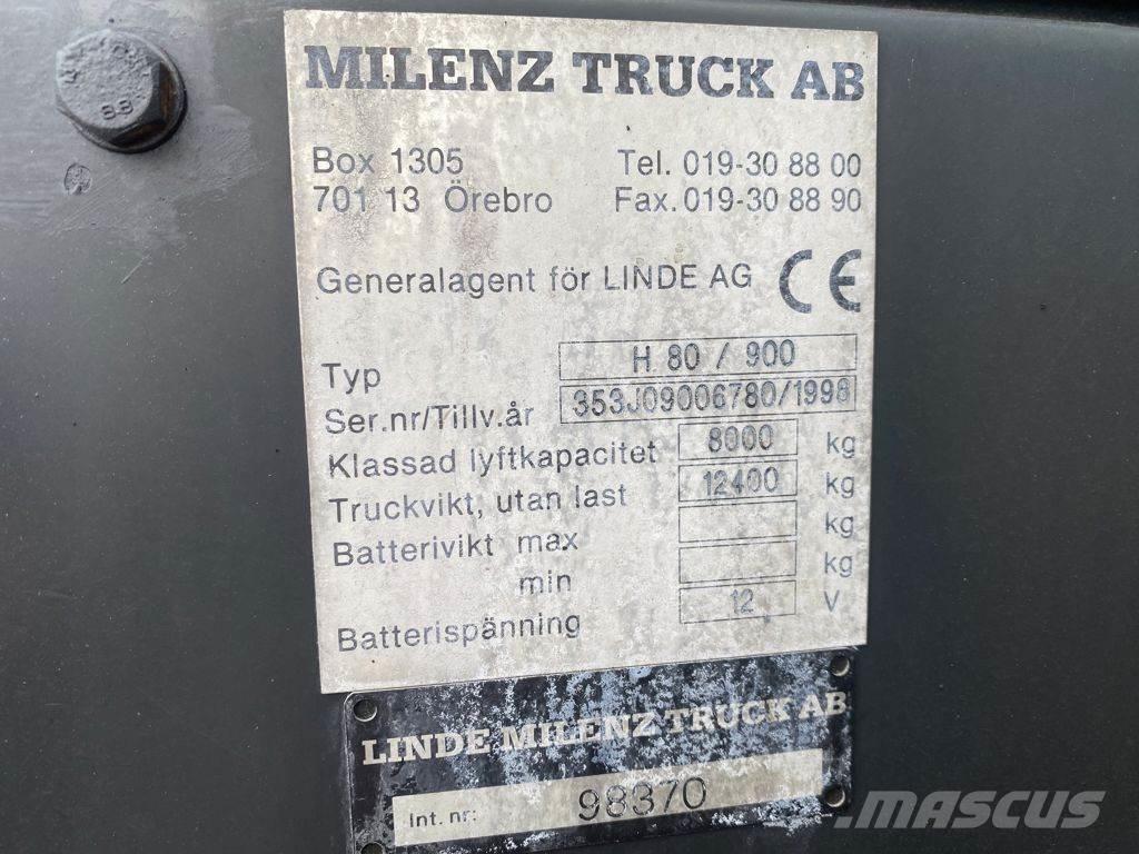 Linde H80D/900 ディーゼル・軽油