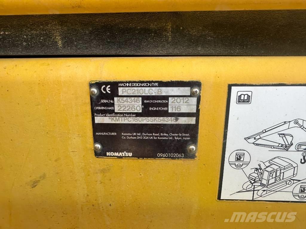 Komatsu PC 210 LC-8 大型油圧ショベル12t以上（パワーショベル・ユンボ）