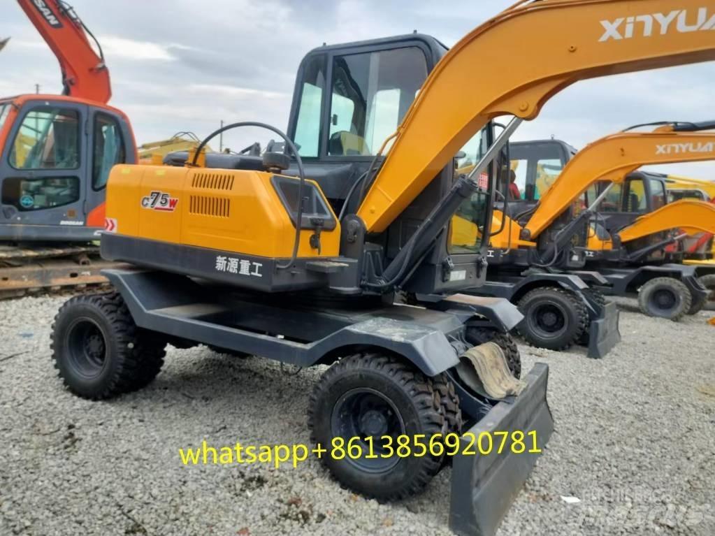 Xinyuan XYB75-9 ホイール式油圧ショベル（パワーショベル・ユンボ・バックホー）