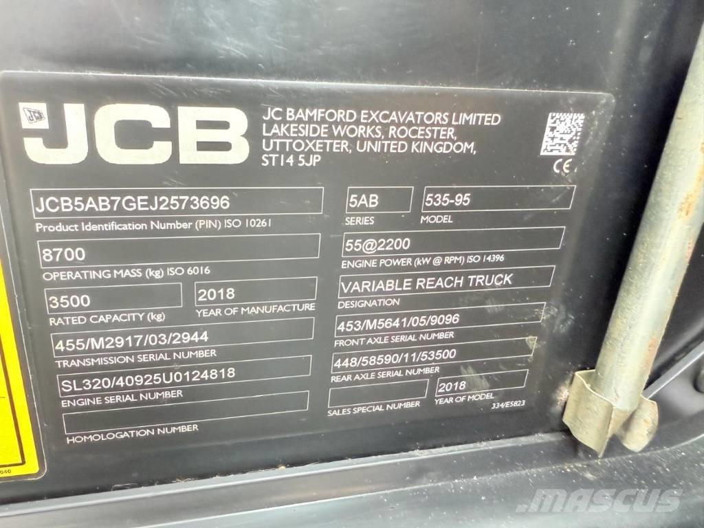 JCB 535-95 テレスコーピックハンドラー