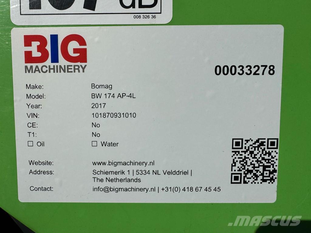 Bomag BW174 AP-4i タンデムローラ