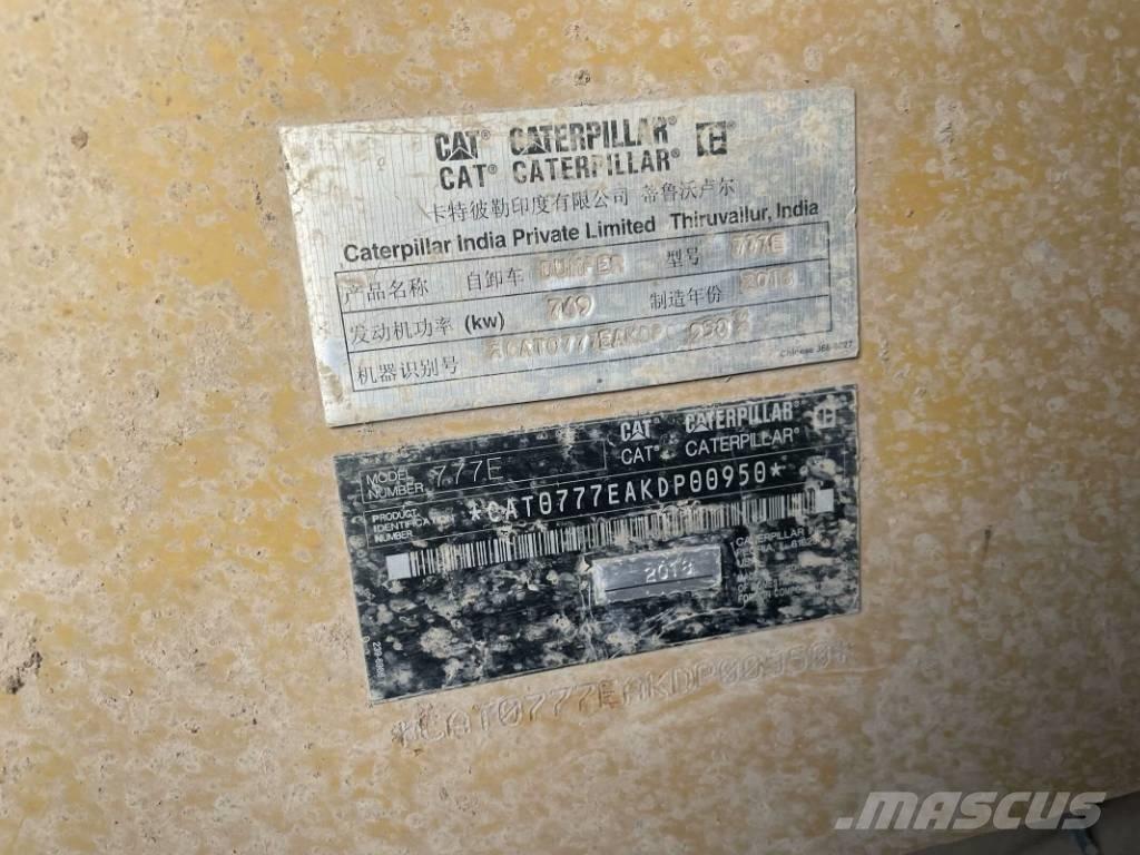 CAT 777e ダンプトレーラー