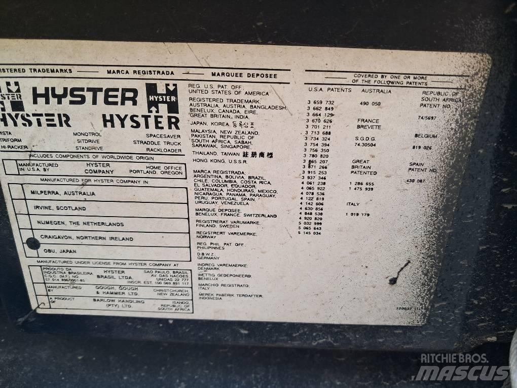 Hyster H250XL LPGフォークリフト