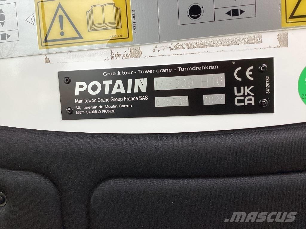 Potain MR309-H16 タワークレーン