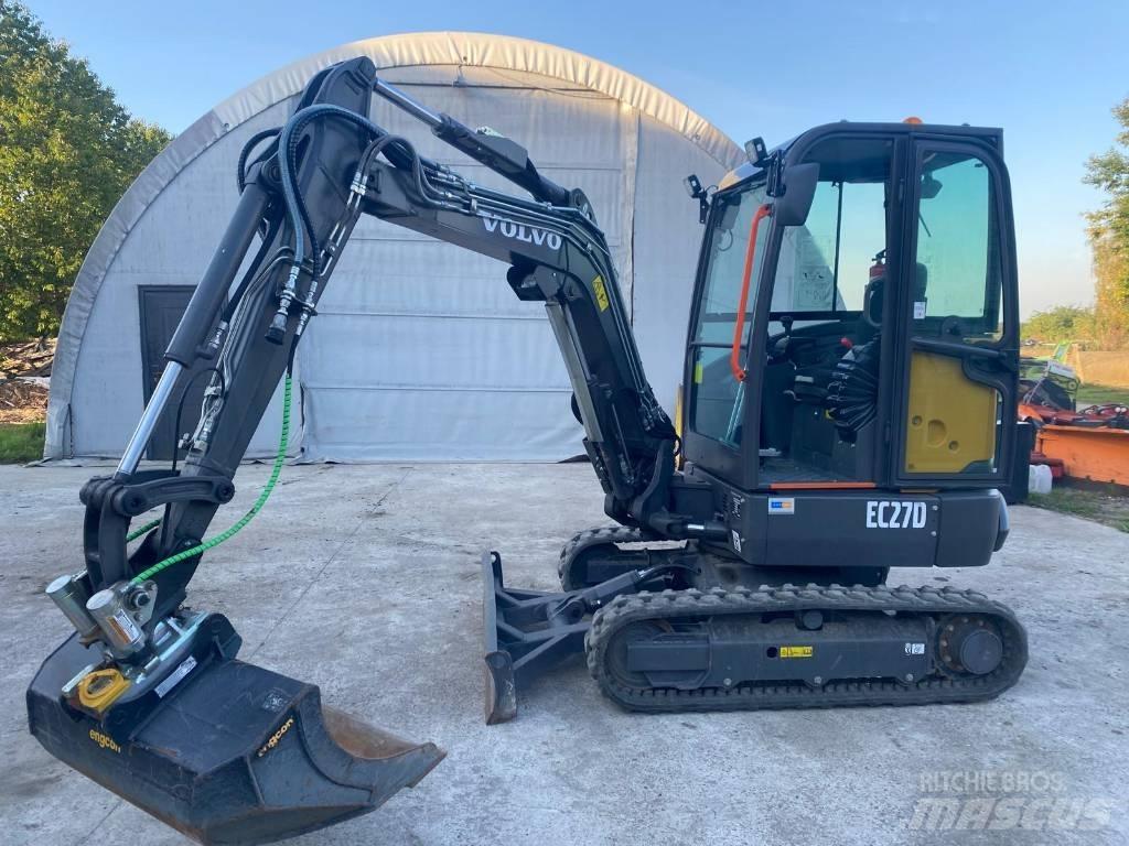 Volvo EC 27 D ミニ油圧ショベル 7t以下（ミニユンボ・ミニディガー）