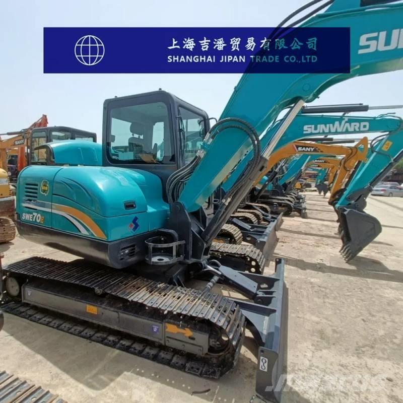 Sunward SWE 70 E 中型油圧ショベル 7ｔ-12ｔ（ユンボ・パワーショベル・バックホー）
