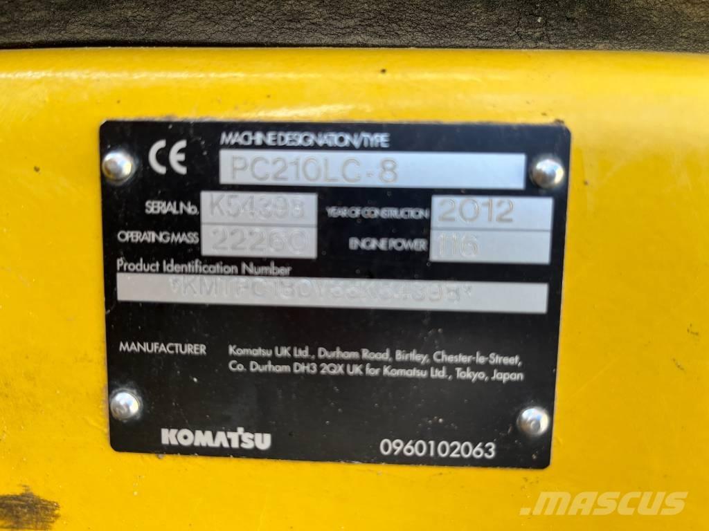 Komatsu PC 210 LC-8 大型油圧ショベル12t以上（パワーショベル・ユンボ）