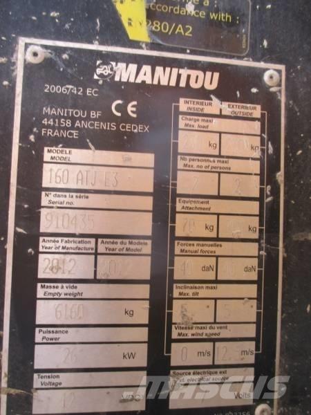 Manitou 160 ATJ ブームリフト　屈伸型