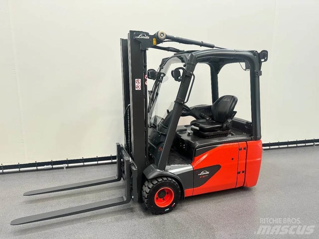 Linde 386 E 18-02 バッテリーフォークリフト
