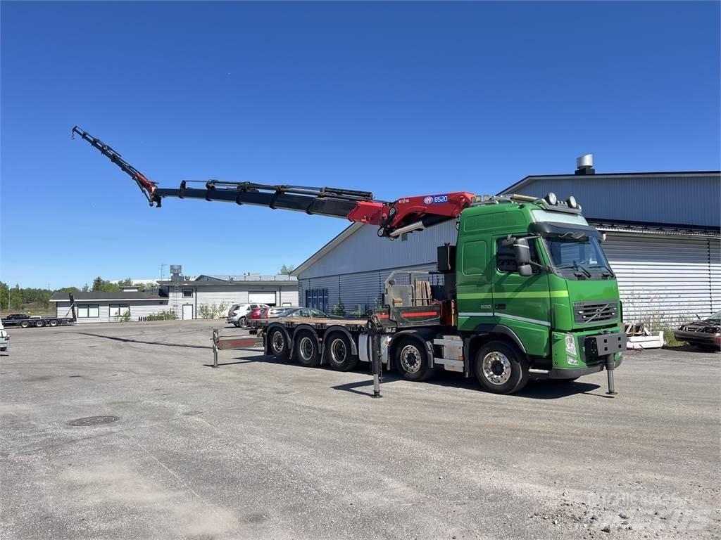 Volvo FH 500 10X4 クレーントラック、ユニック車