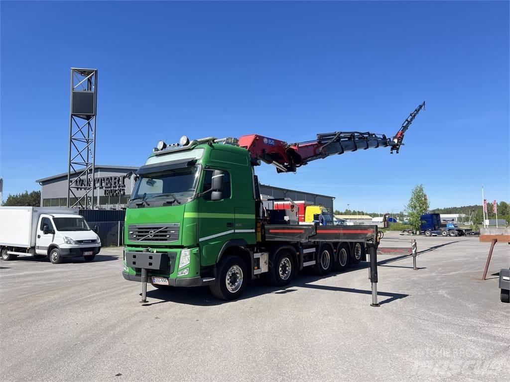 Volvo FH 500 10X4 クレーントラック、ユニック車