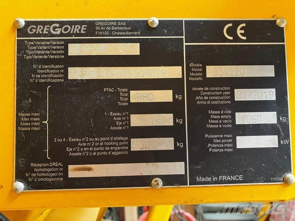 Gregoire G3.220 グレープ収穫機械