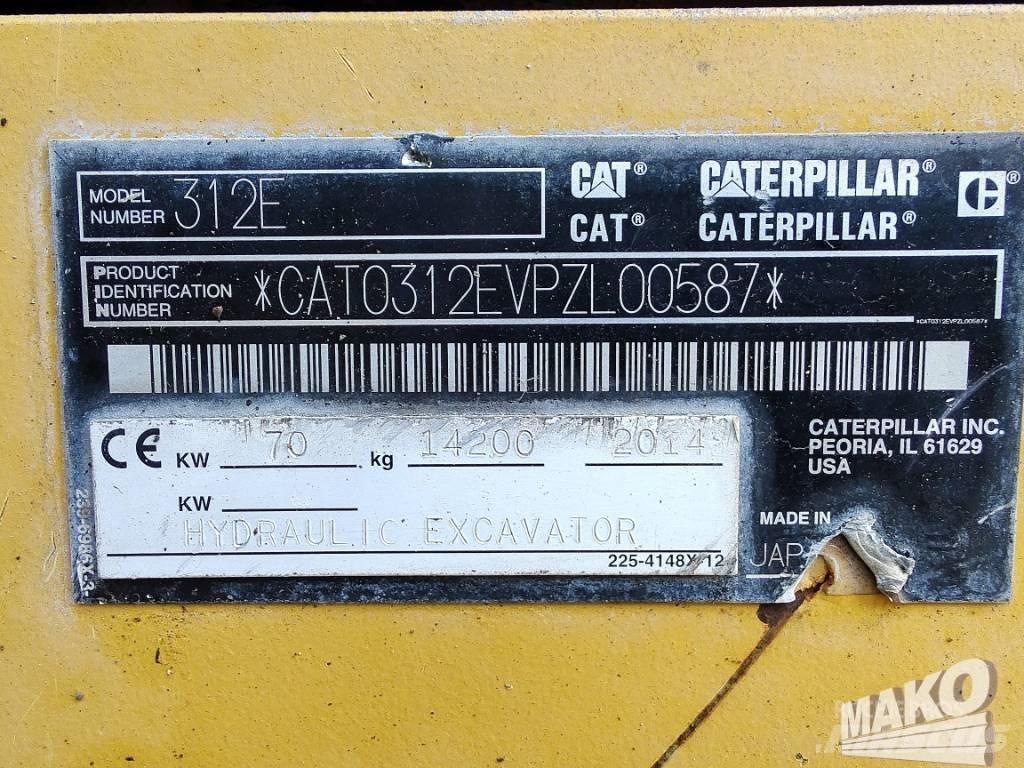 CAT 312 E 大型油圧ショベル12t以上（パワーショベル・ユンボ）