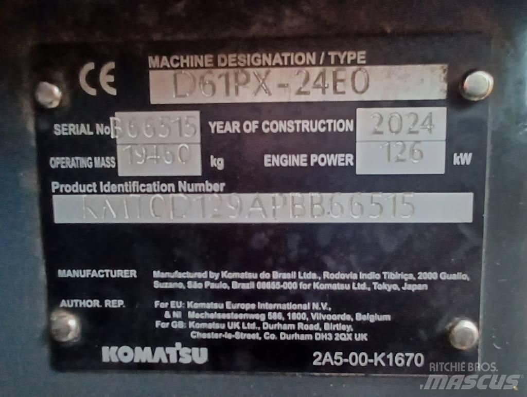 Komatsu D61PX-24 ブルドーザー