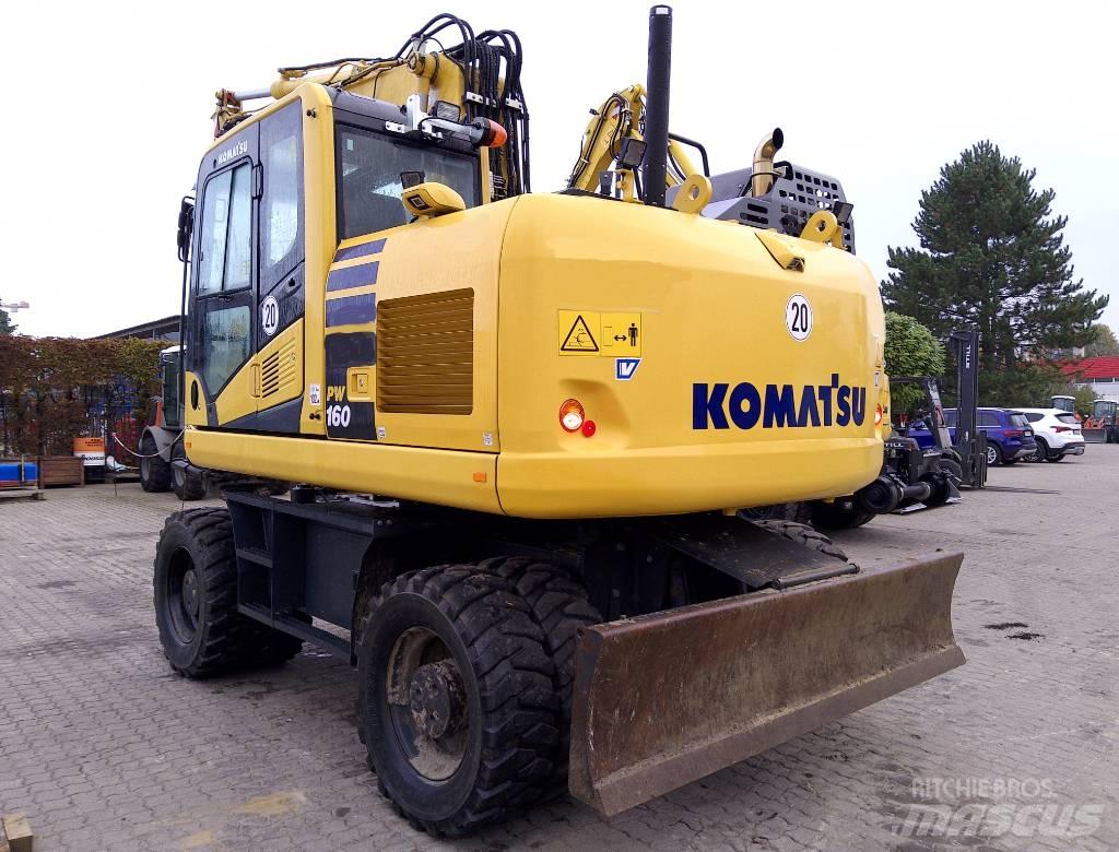 Komatsu PW160-11 ホイール式油圧ショベル（パワーショベル・ユンボ・バックホー）
