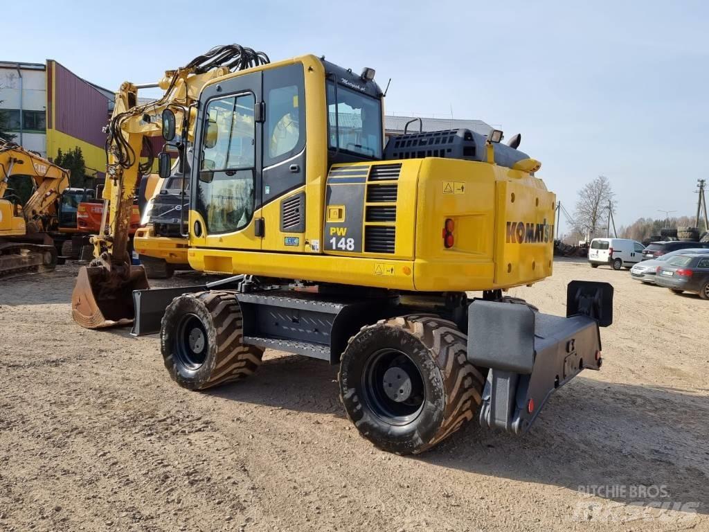 Komatsu PW 148-8 ホイール式油圧ショベル（パワーショベル・ユンボ・バックホー）