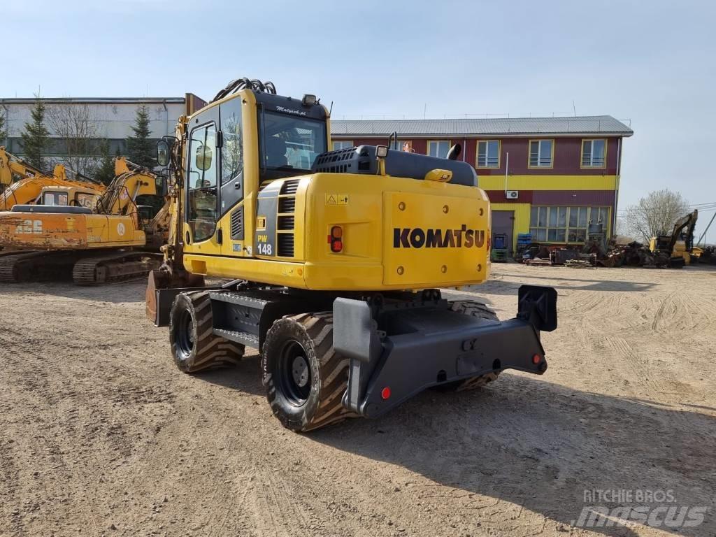 Komatsu PW 148-8 ホイール式油圧ショベル（パワーショベル・ユンボ・バックホー）
