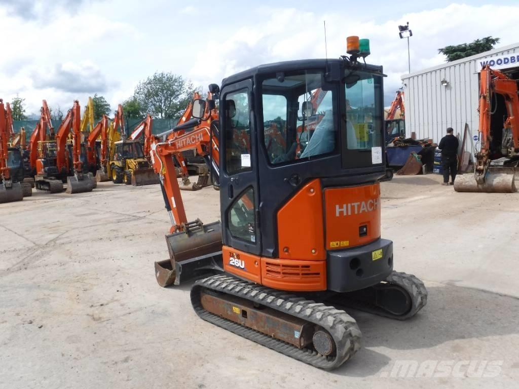 Hitachi ZX 26 U-6 ミニ油圧ショベル 7t以下（ミニユンボ・ミニディガー）