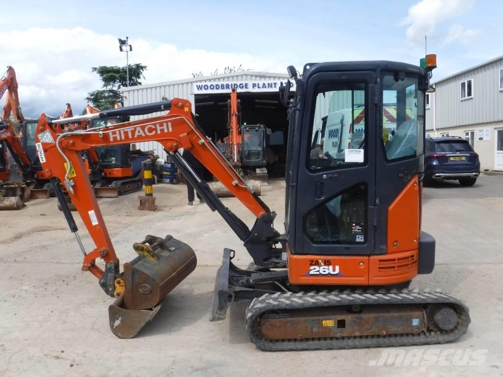 Hitachi ZX 26 U-6 ミニ油圧ショベル 7t以下（ミニユンボ・ミニディガー）