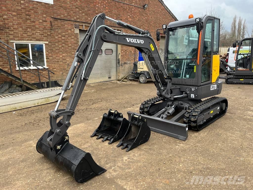 Volvo EC 27 D ミニ油圧ショベル 7t以下（ミニユンボ・ミニディガー）