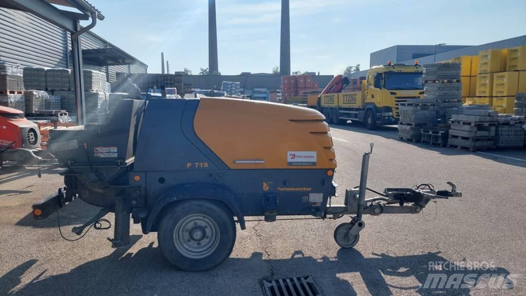 Putzmeister P 718 TD コンクリートポンプ車