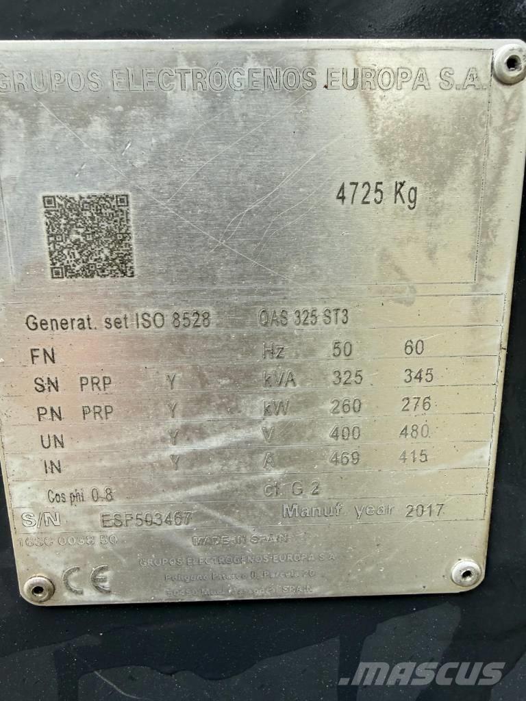 Atlas Copco QAS 325 ディーゼル発電機