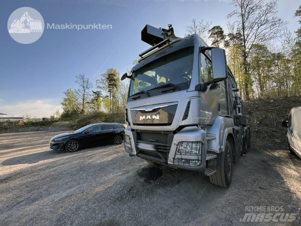 MAN TGS 28.480 ウッドチップ運搬用トラック