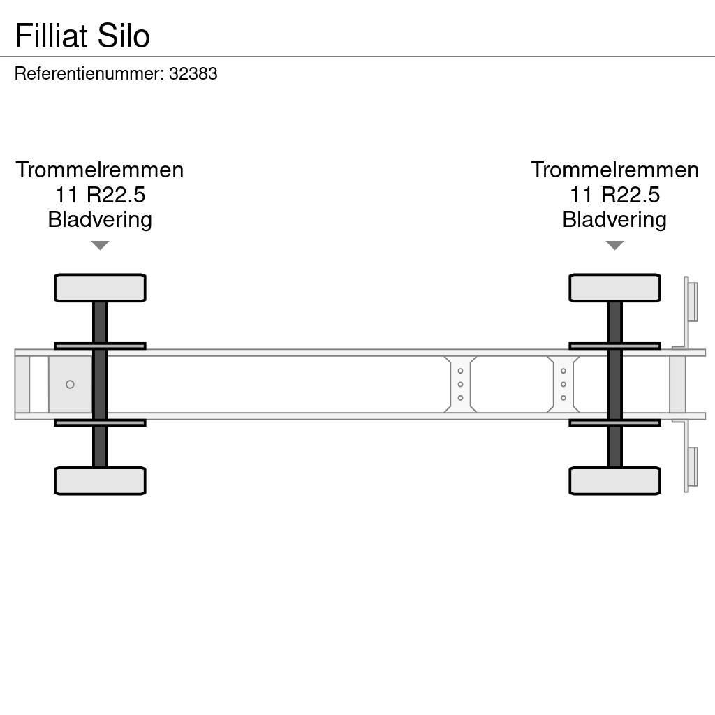  FILLIAT Silo セミトレーラータンカー