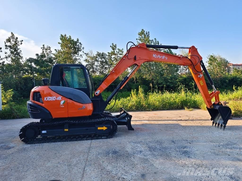 Kubota KX 080-4 CX 中型油圧ショベル 7ｔ-12ｔ（ユンボ・パワーショベル・バックホー）