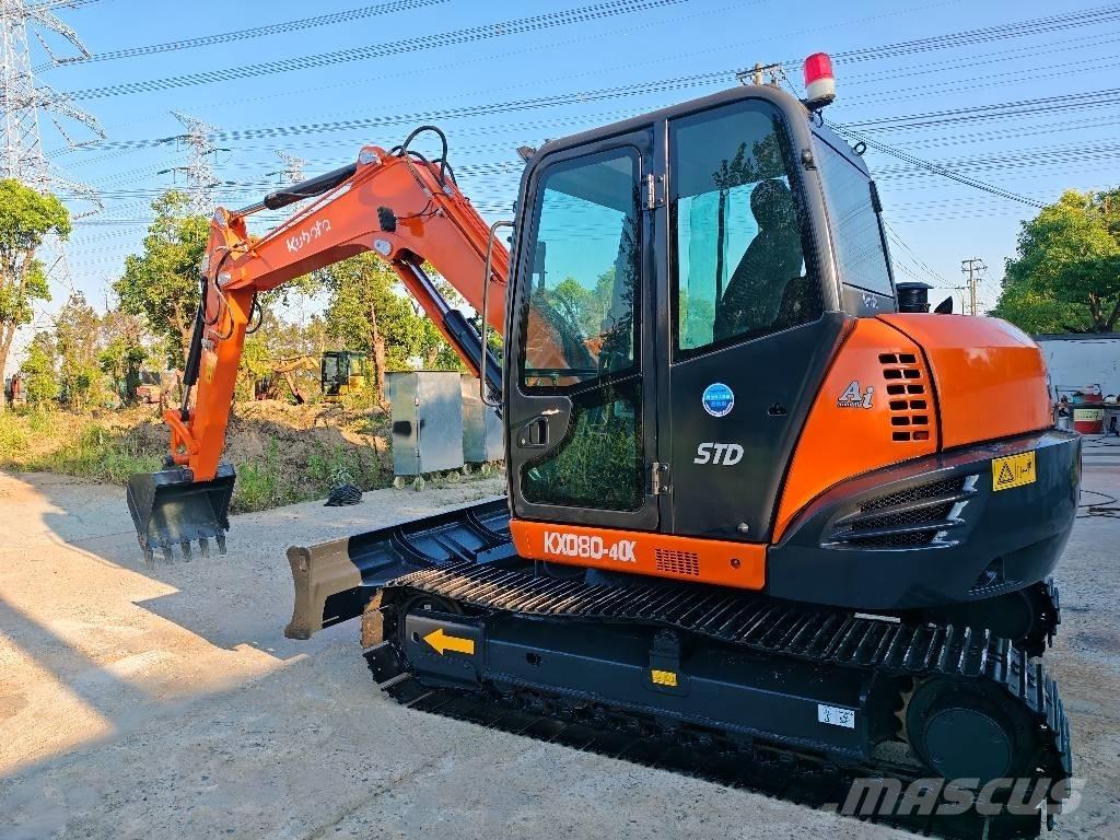Kubota KX 080-4 CX 中型油圧ショベル 7ｔ-12ｔ（ユンボ・パワーショベル・バックホー）