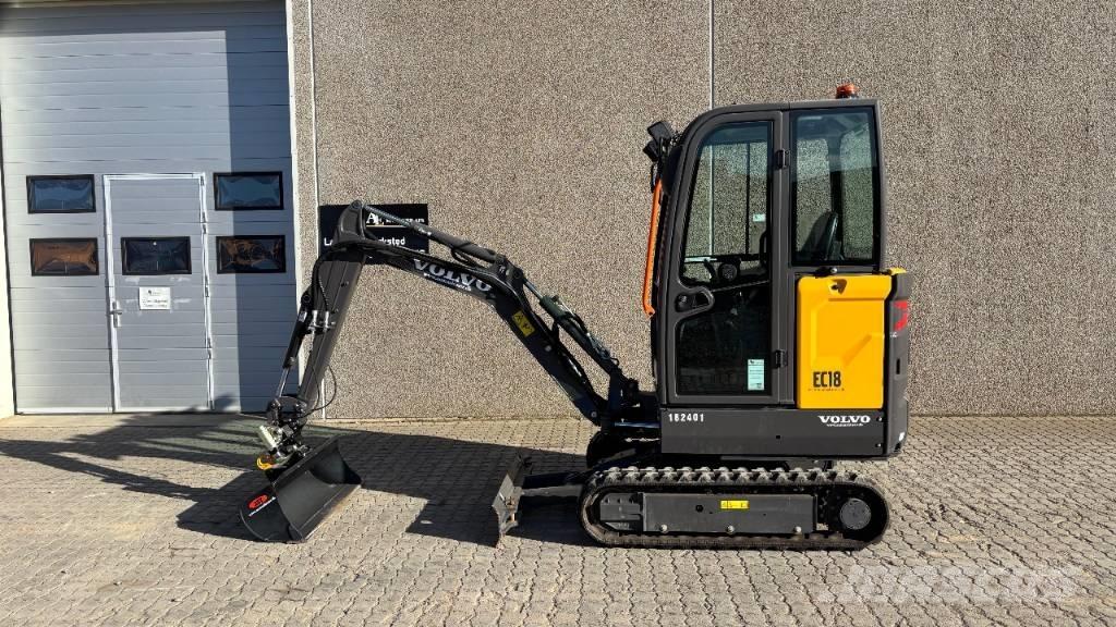 Volvo EC 18 Electric ミニ油圧ショベル 7t以下（ミニユンボ・ミニディガー）