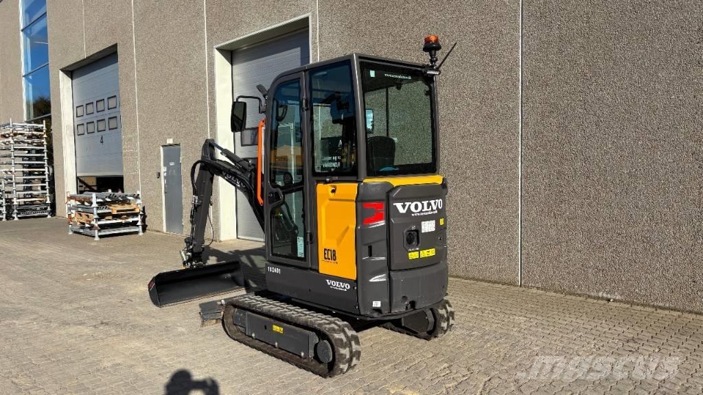 Volvo EC 18 Electric ミニ油圧ショベル 7t以下（ミニユンボ・ミニディガー）