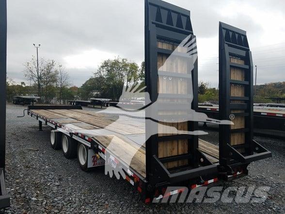 Eager Beaver 25XPL フラットベッド／ドロップサイドトレーラー