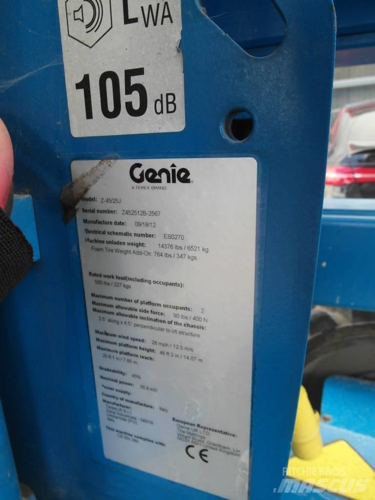 Genie Z 45/25 J ブームリフト　屈伸型