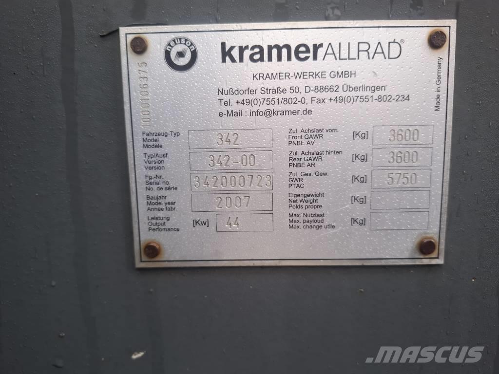 Kramer 380 ホイールローダー・タイヤショベル