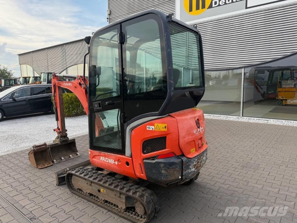 Kubota KX 018-4 ミニ油圧ショベル 7t以下（ミニユンボ・ミニディガー）