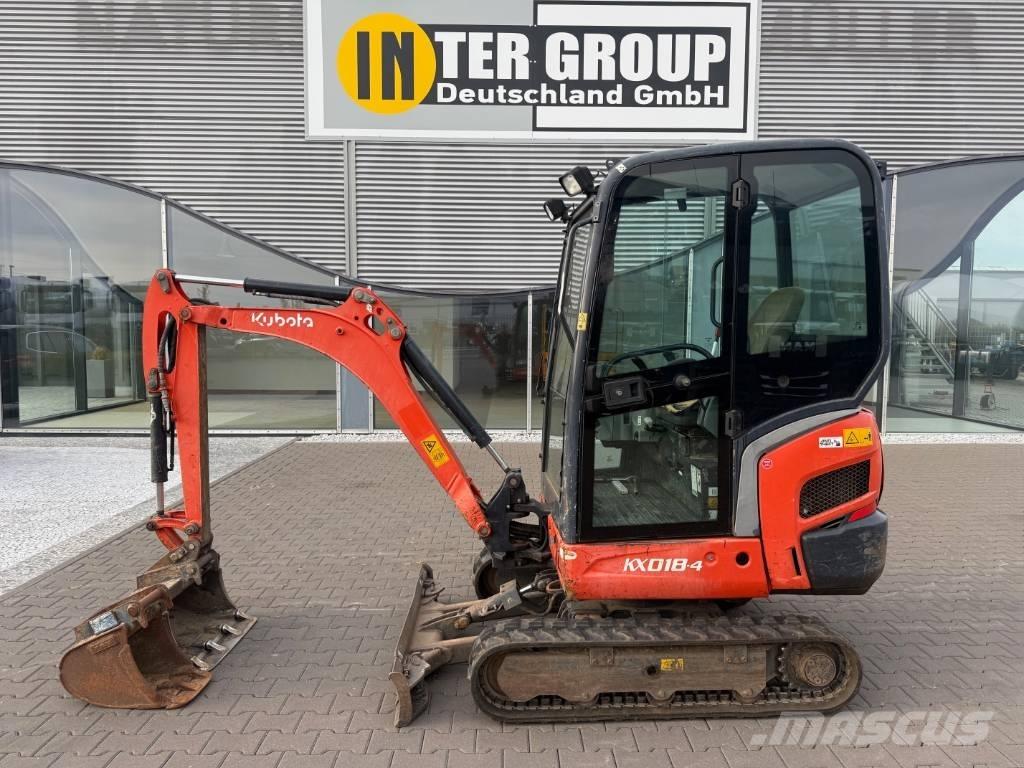 Kubota KX 018-4 ミニ油圧ショベル 7t以下（ミニユンボ・ミニディガー）