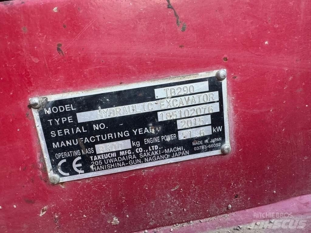 Takeuchi TB 290 大型油圧ショベル12t以上（パワーショベル・ユンボ）